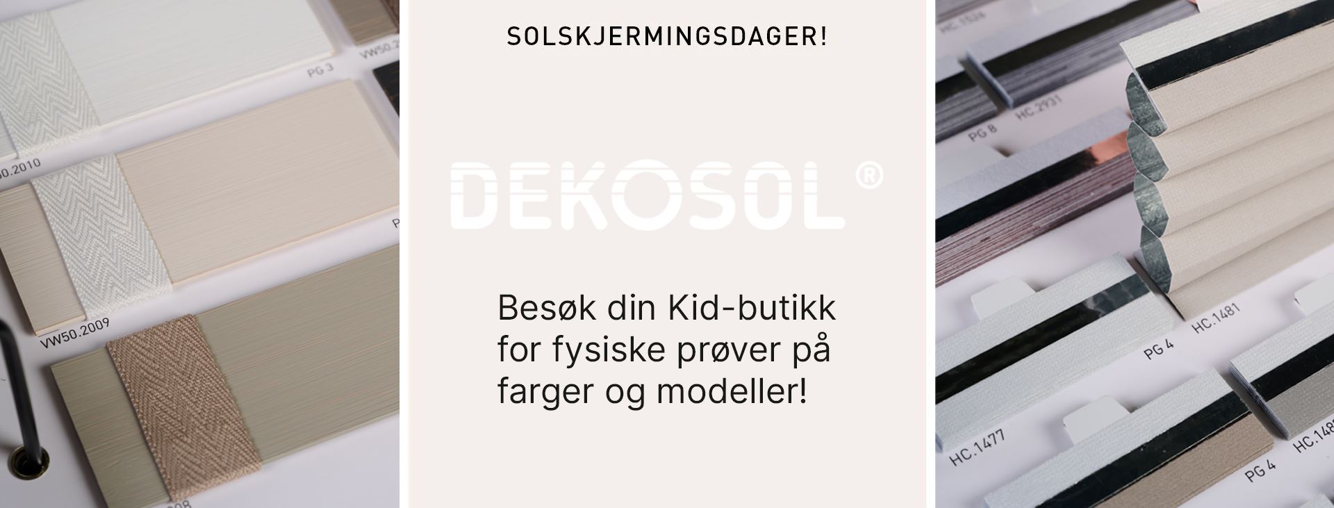 Solskjerming banner
