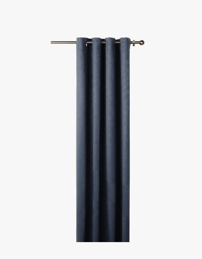 Lysdempende gardin petroleumsblå - 140x160 cm petroleumsblå - 1