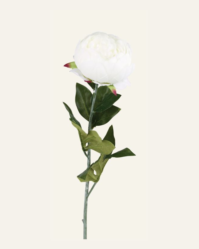 Blomst hvit - 48 cm hvit - 1