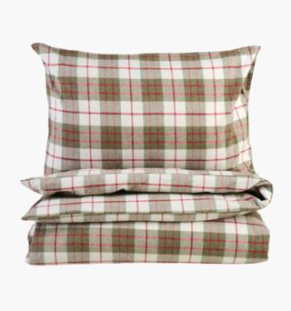 Kid Sirdal Garnfarget Flanell Sengesett Multi Rød 140x200 cm