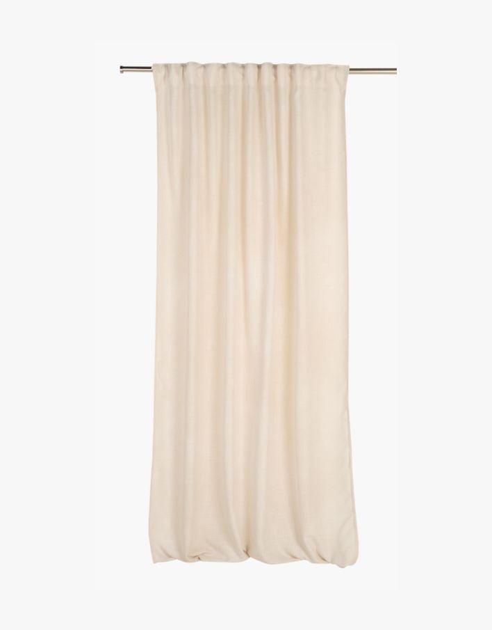 Gardin lys beige - 135x220 cm 7cm lys beige - 1