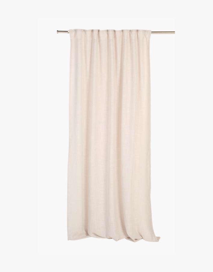 Gardin lys grå - 135x220 cm 7cm lys grå - 1