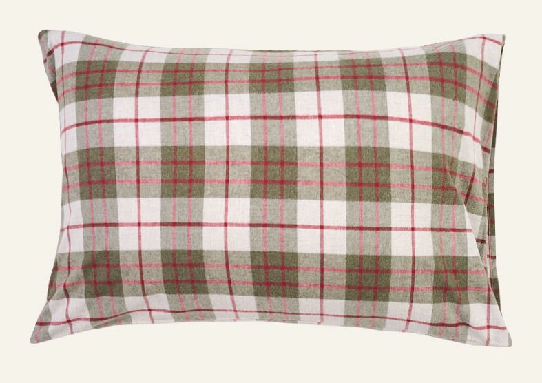 Garnfarget flanell putevar multi rød - 70x100 cm multi rød - 1