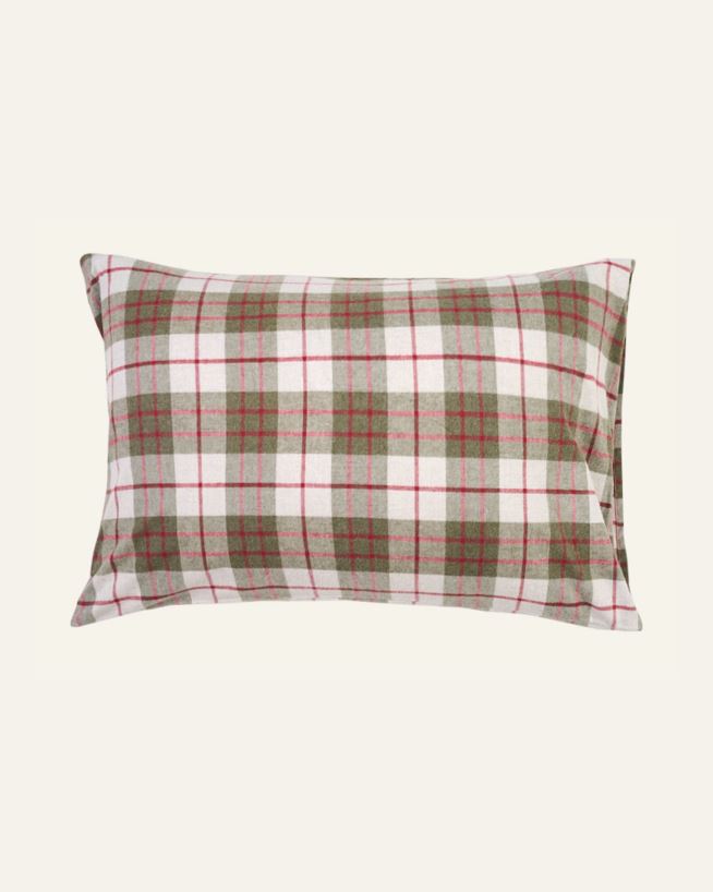 Garnfarget flanell putevar multi rød - 70x100 cm multi rød - 1