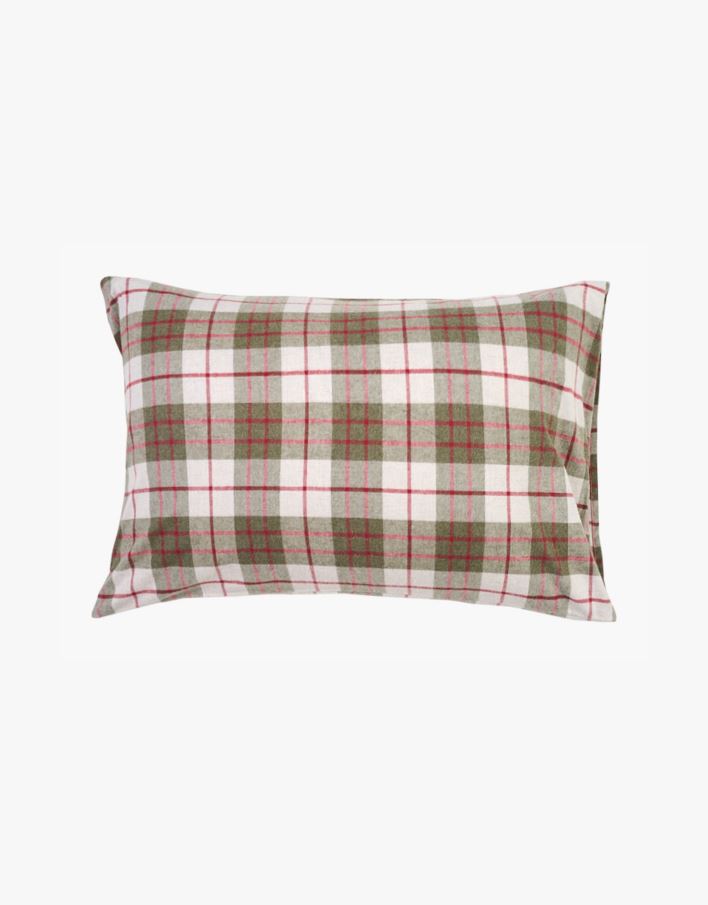 Garnfarget flanell putevar multi rød - 50x70 cm multi rød - 1