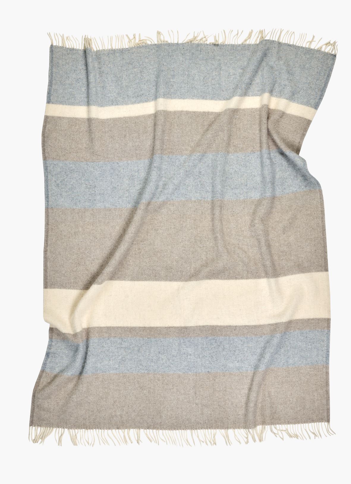 Ullpledd multi beige - 2