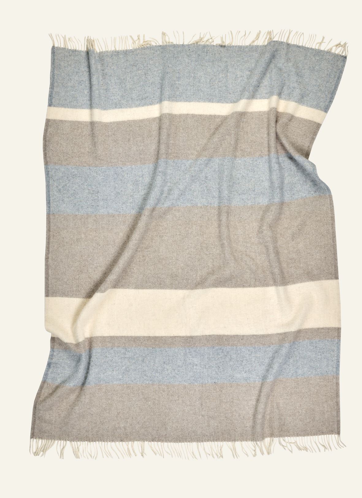 Ullpledd multi beige - 2