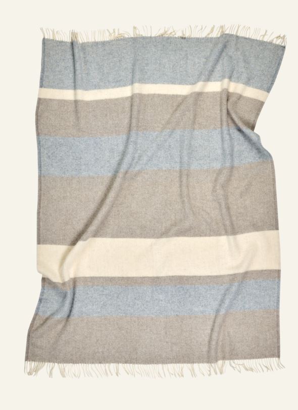 Ullpledd multi beige - 2