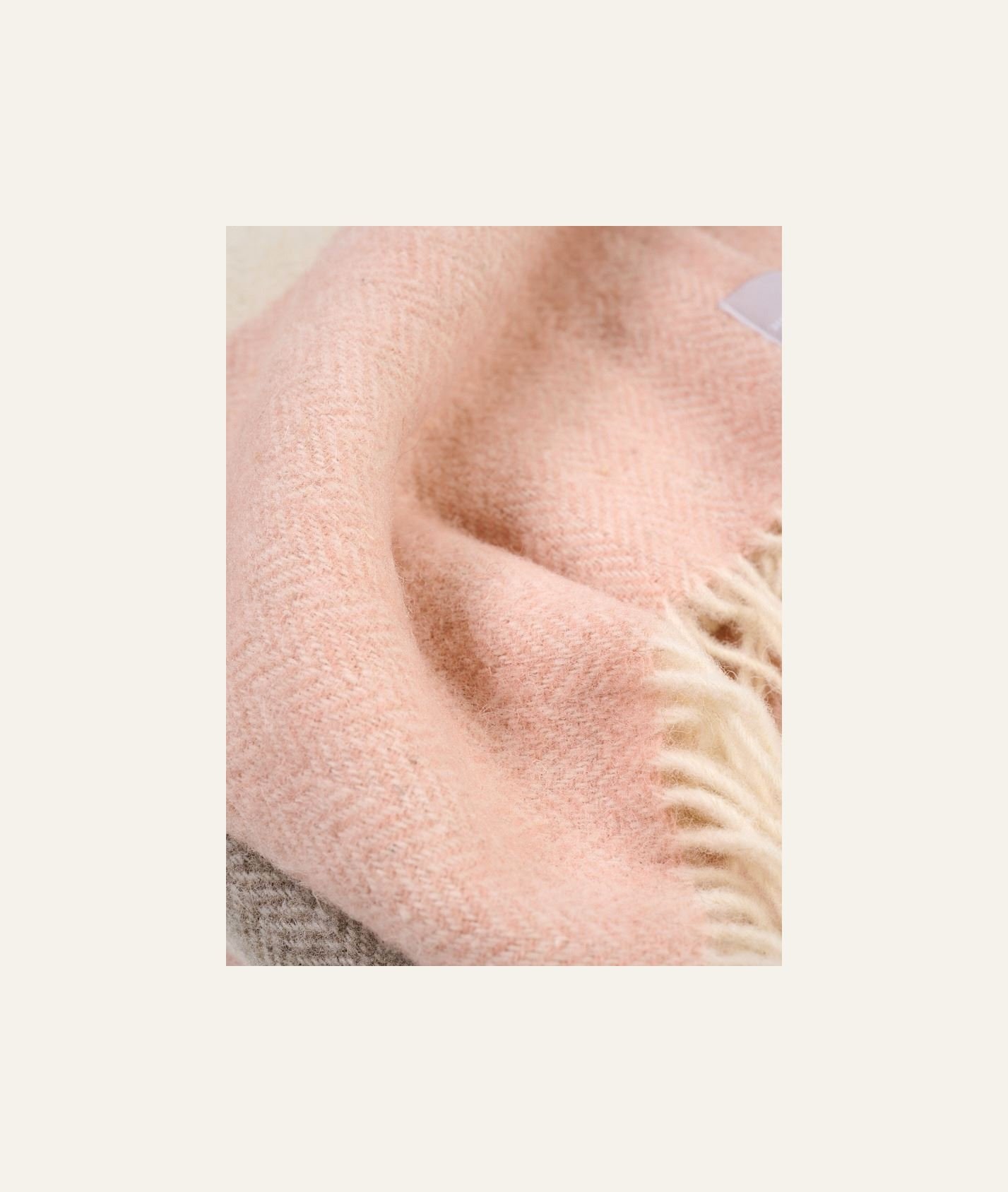 Ullpledd multi rosa - 2