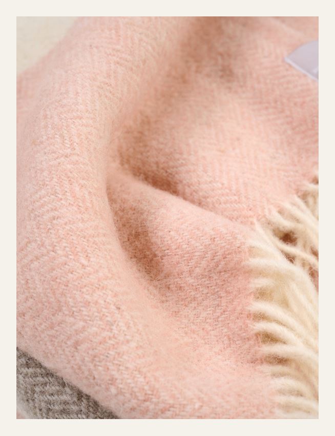 Ullpledd multi rosa - 2