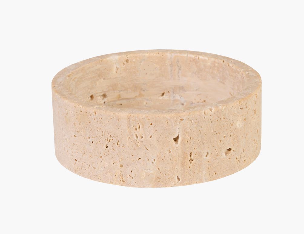 Lysholder beige - ø10x3,5 cm beige - 1