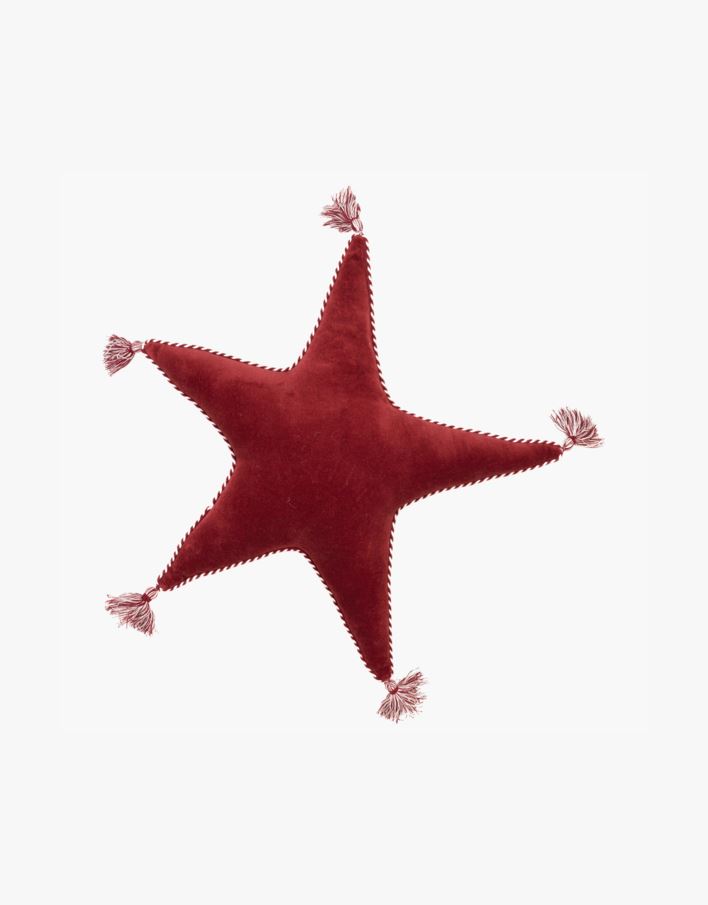 Pyntepute rød - 45x45x8 cm rød - 1