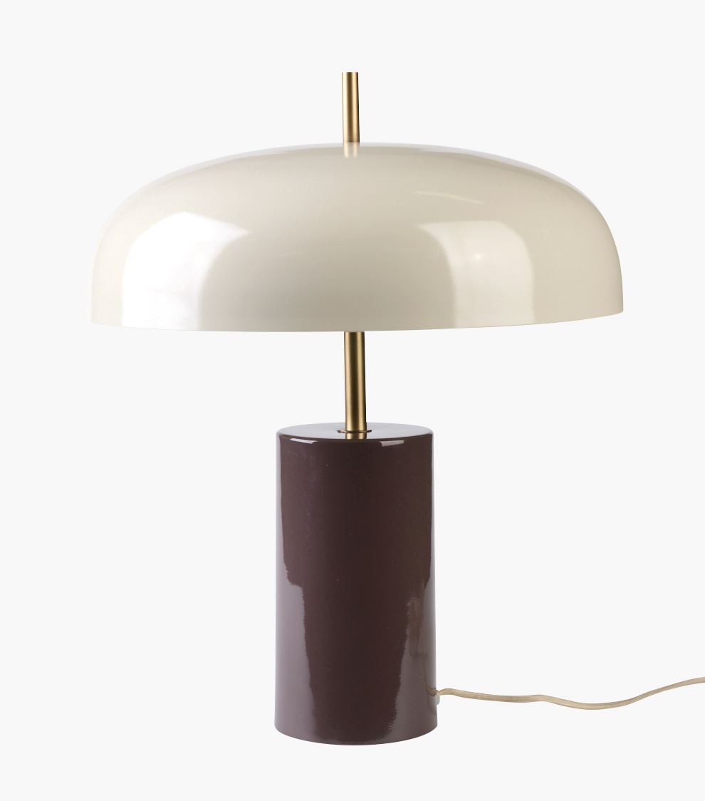 Bordlampe multi beige - 38x38x48 cm multi beige - 1