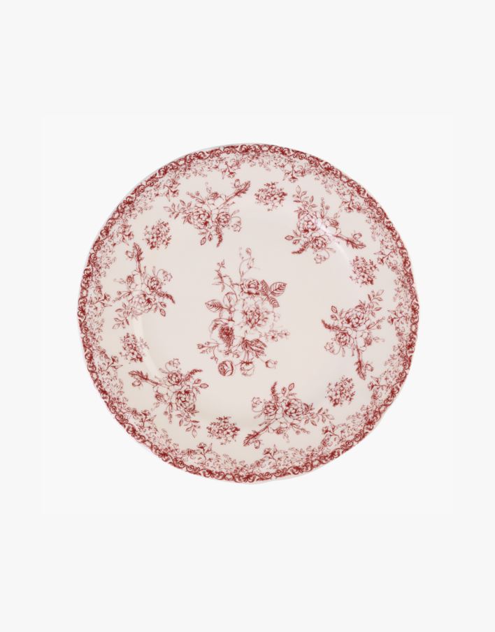 Tallerken rød - ø26,4 cm rød - 1