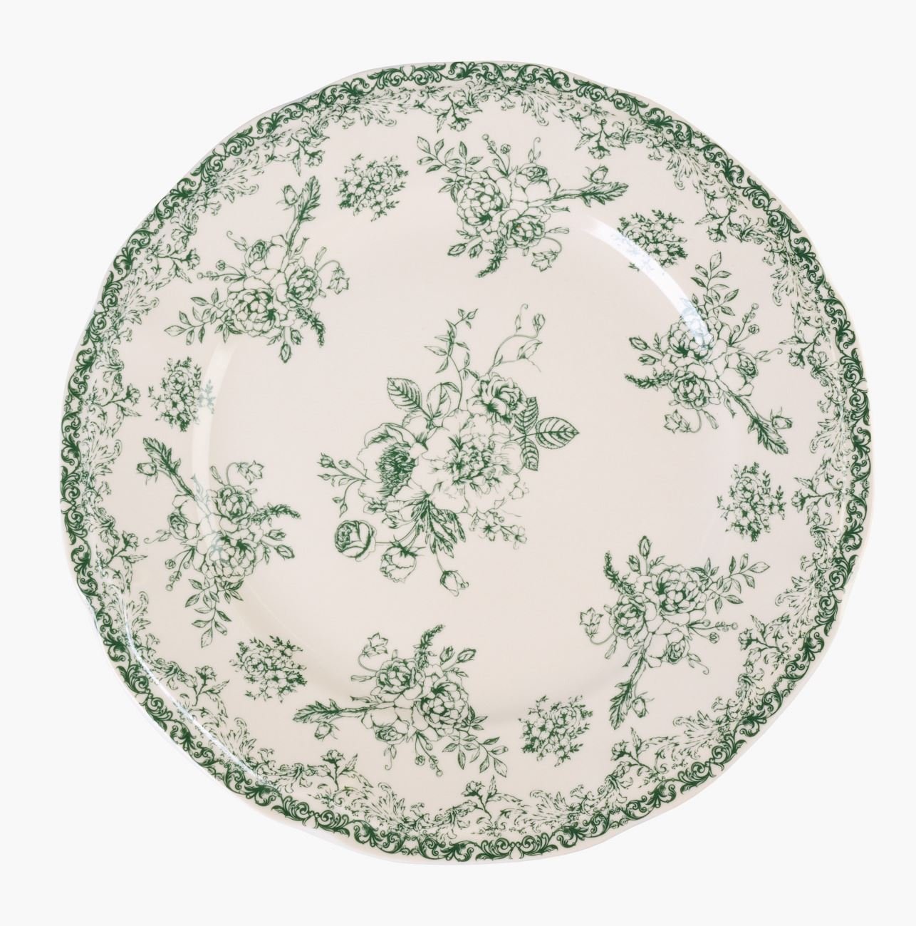 Tallerken grønn - ø20 cm grønn - 1