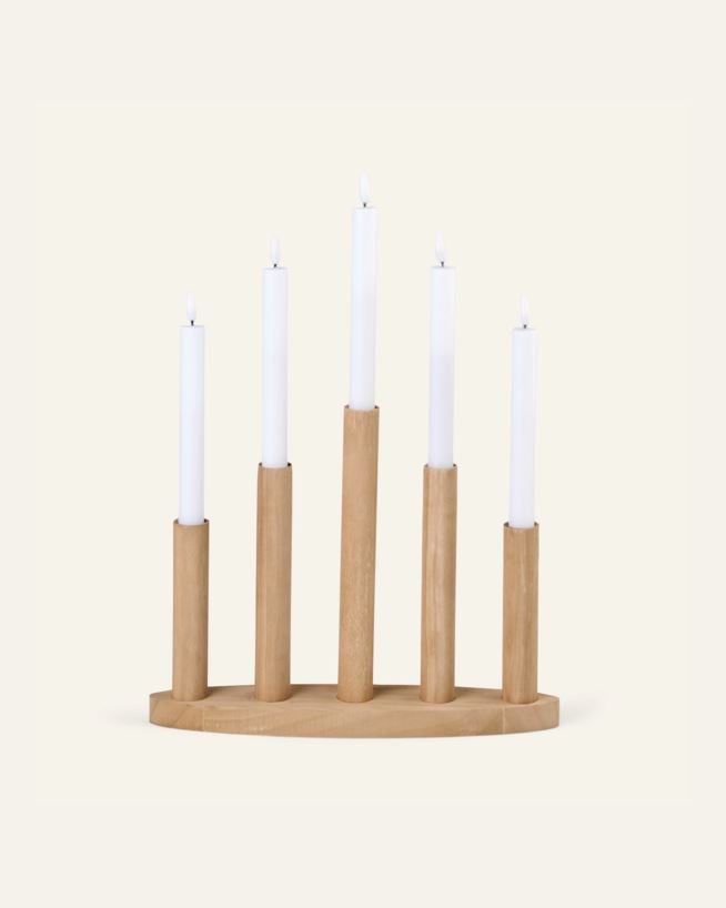 Adventsstake natur - 34x7x47 cm natur - 1