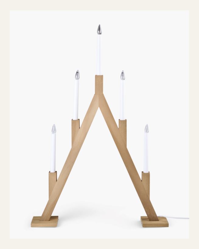 Adventsstake natur - 52x8x76,5 cm natur - 1