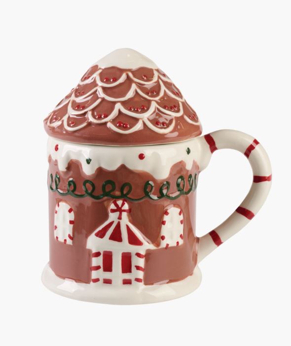 Krus m/lokk brun - 500 ml brun - 1