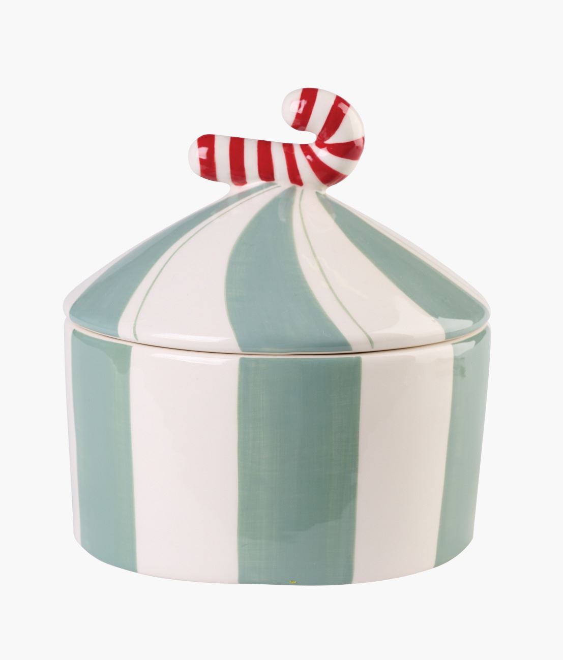 Krukke m/lokk grønn - ø15 h15,9 cm grønn - 1