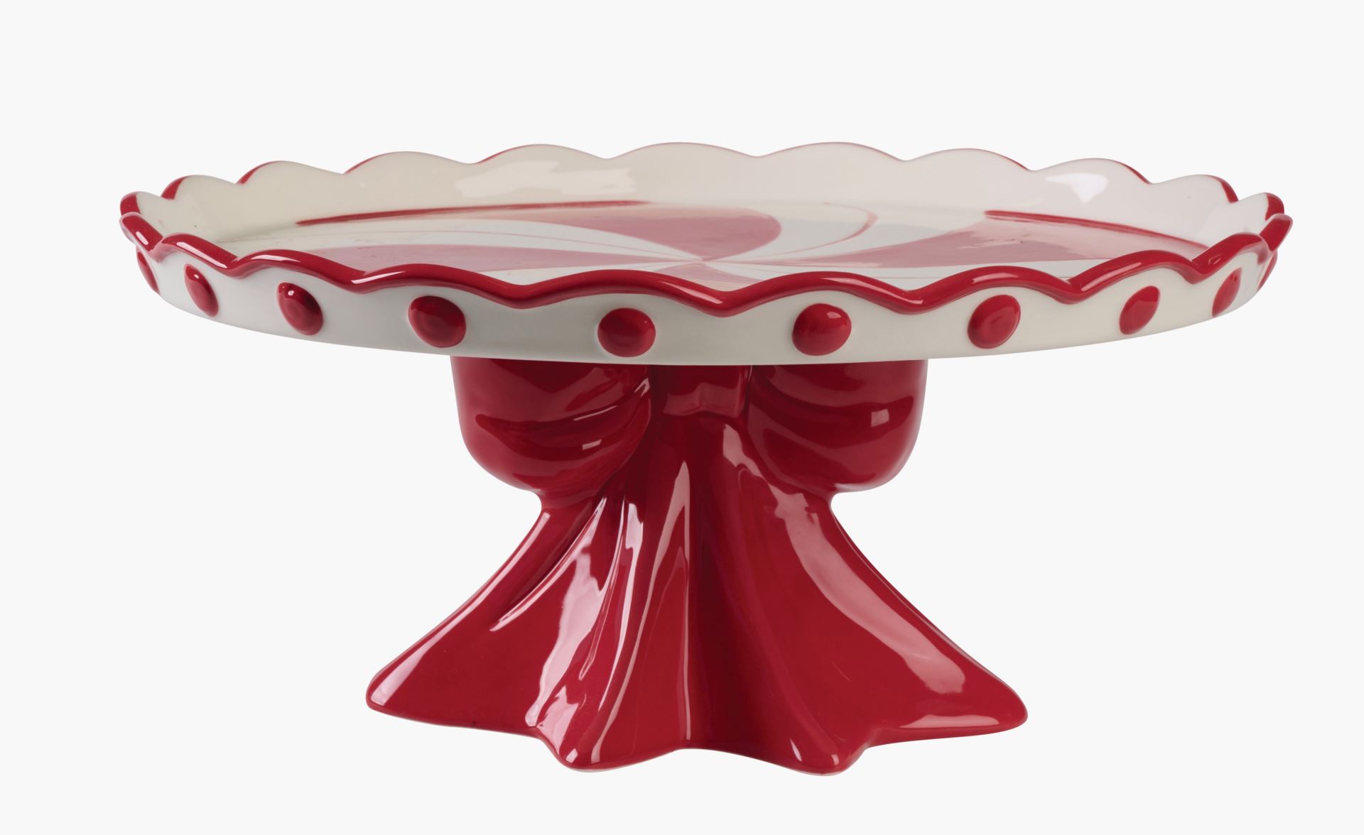 Stettefat rød - ø31,5 h14,6 cm rød - 1