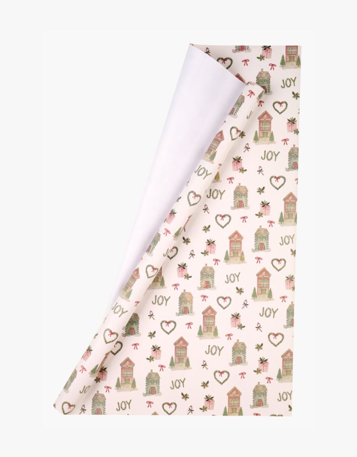 Gavepapir multi rød - 70cm x 3m multi rød - 1