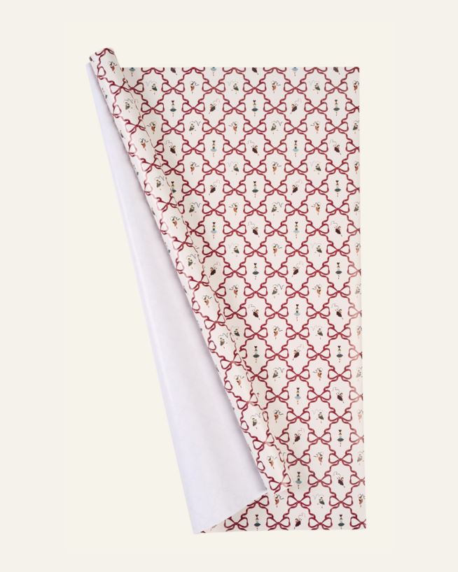 Gavepapir multi rød - 70cm x 3m multi rød - 1