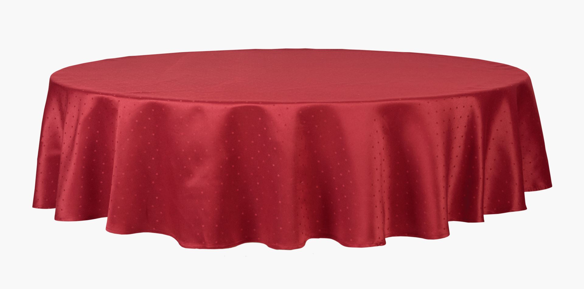 Rund duk rød - ø180 cm rød - 1