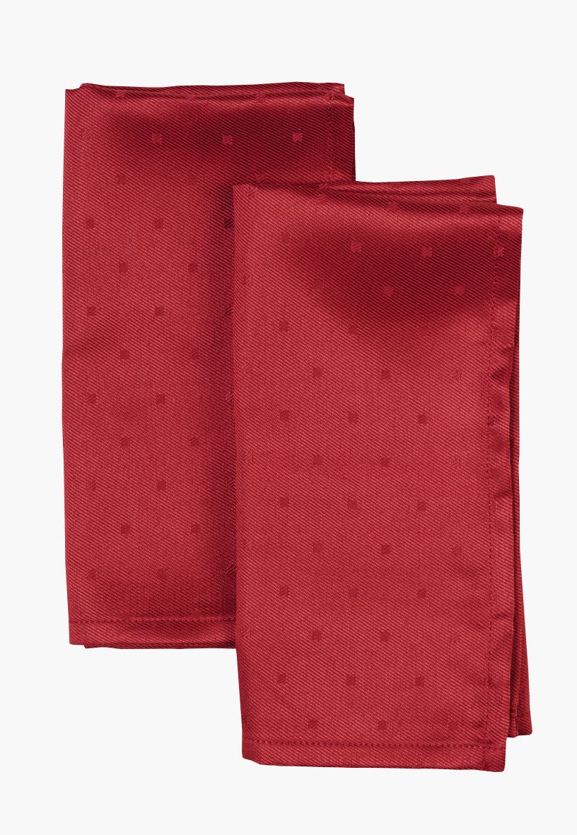 Tøyserviett rød - 45x45 cm rød - 1