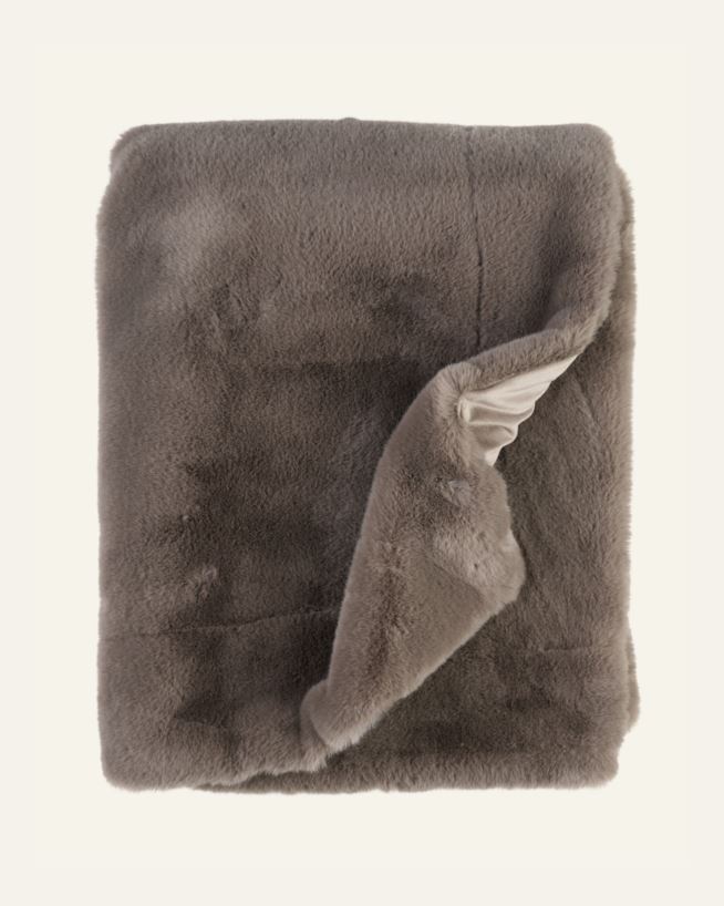 Pelspledd taupe - 130x170 cm taupe - 1