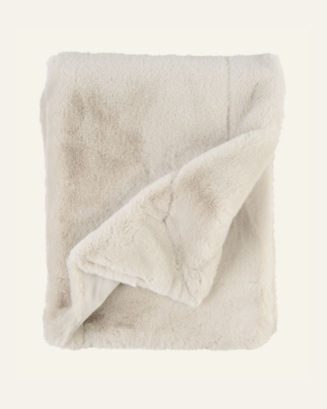 Pelspledd beige - 130x170 cm beige - 1