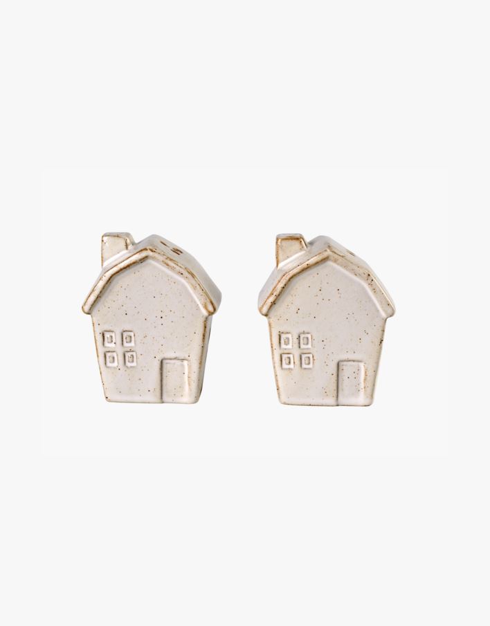 Salt og pepper bøsse hvit - 4,7x5,7x7 cm hvit - 1