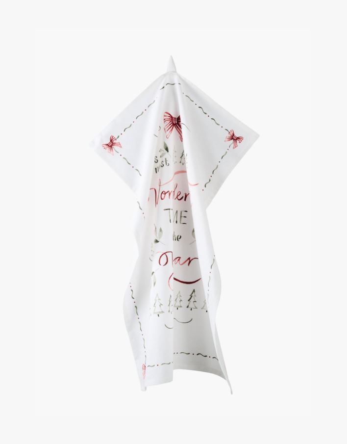 Kjøkkenhåndkle hvit - 70x50 cm hvit - 1