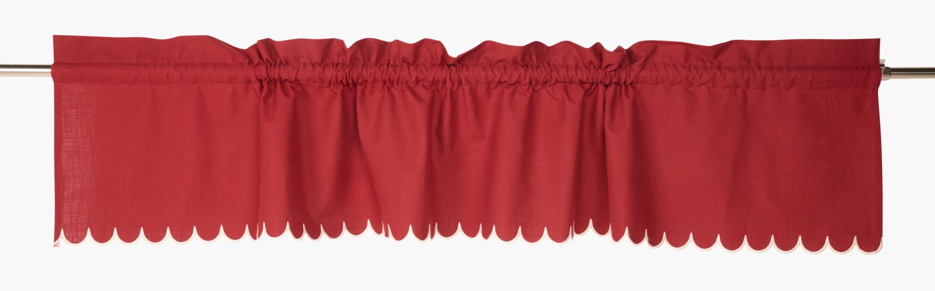 Gardinkappe rød - 40x200 cm rød - 1