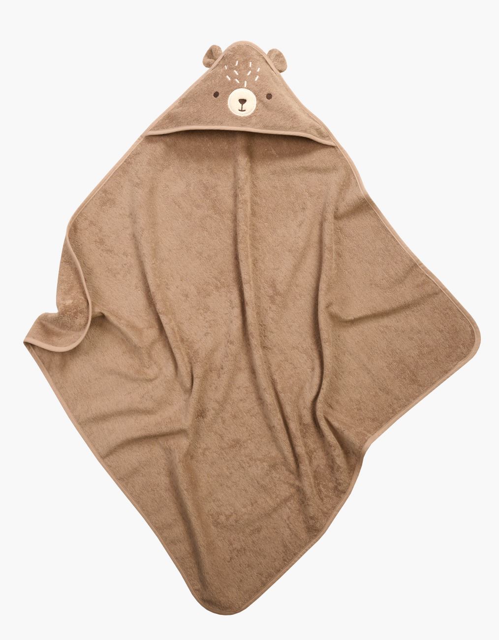 Hettehåndkle brun - 80x80 cm brun - 1