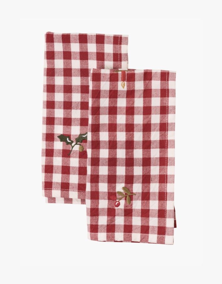 Tøyserviett rød - 45x45 cm rød - 1