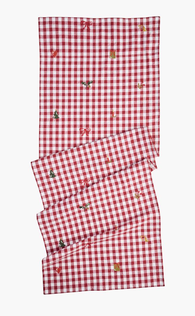 Løper rød - 45x140 cm rød - 1