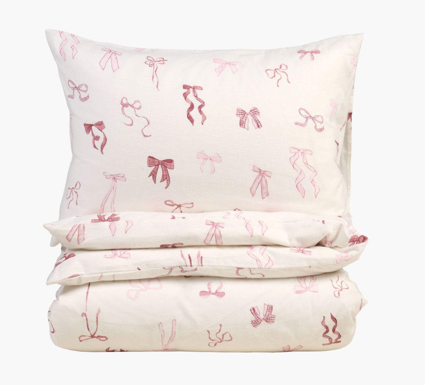 Flanell sengesett              multi rosa - 140x200 cm multi rosa - 1