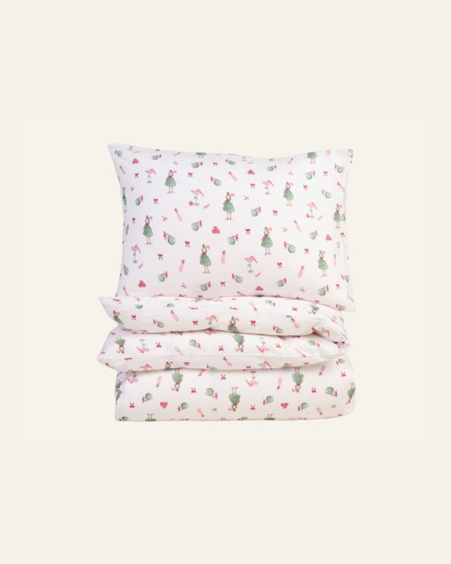 Flanell sengesett multi - 140x220 cm/50x70 cm multi - 1