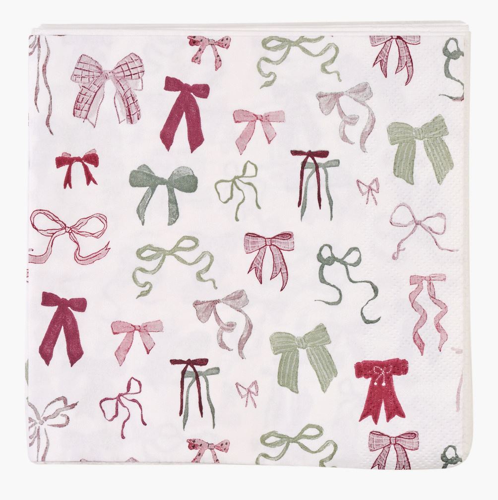 Papirservietter multi rød - 33x33 cm multi rød - 1