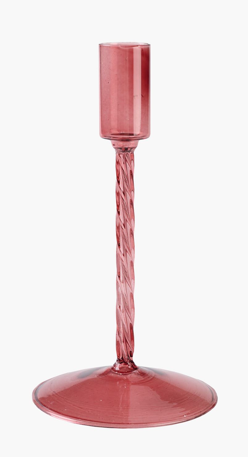 Lysestake rød - 9x9x18 cm rød - 1