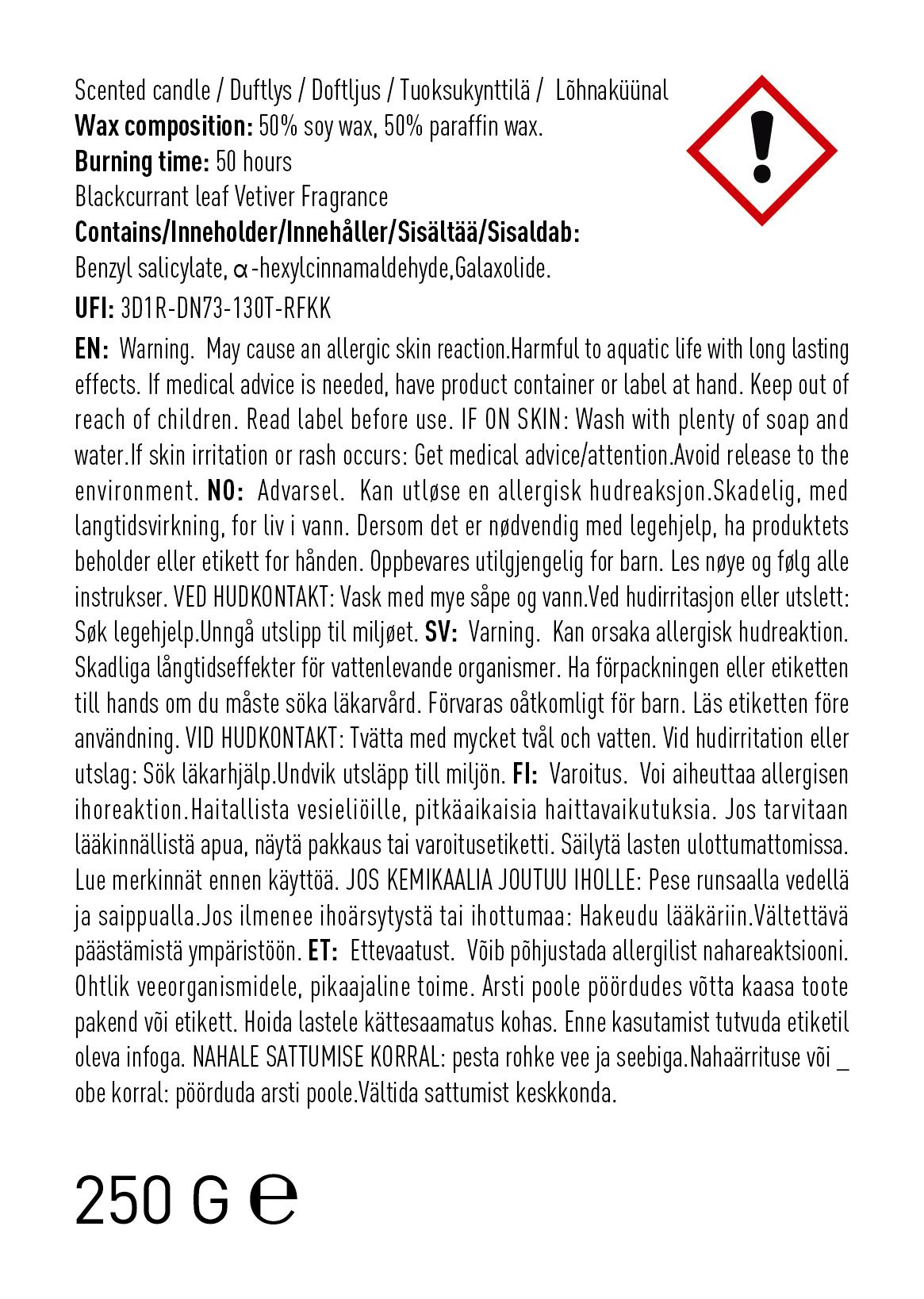 Duftlys lys blå - 4