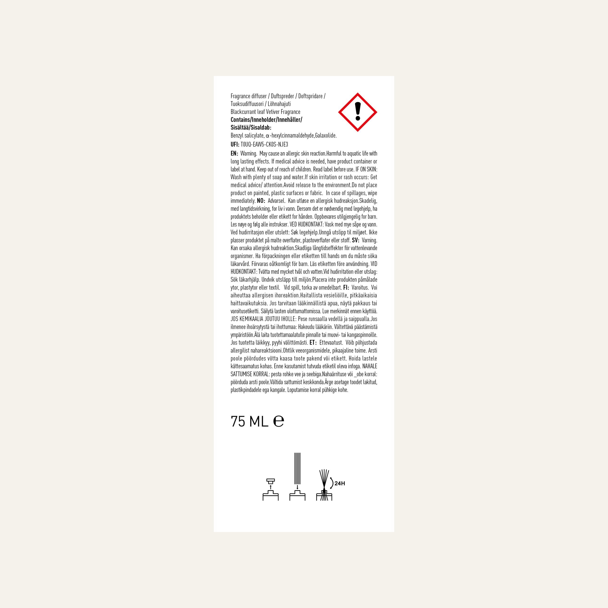 Duftpinner lys blå - 6