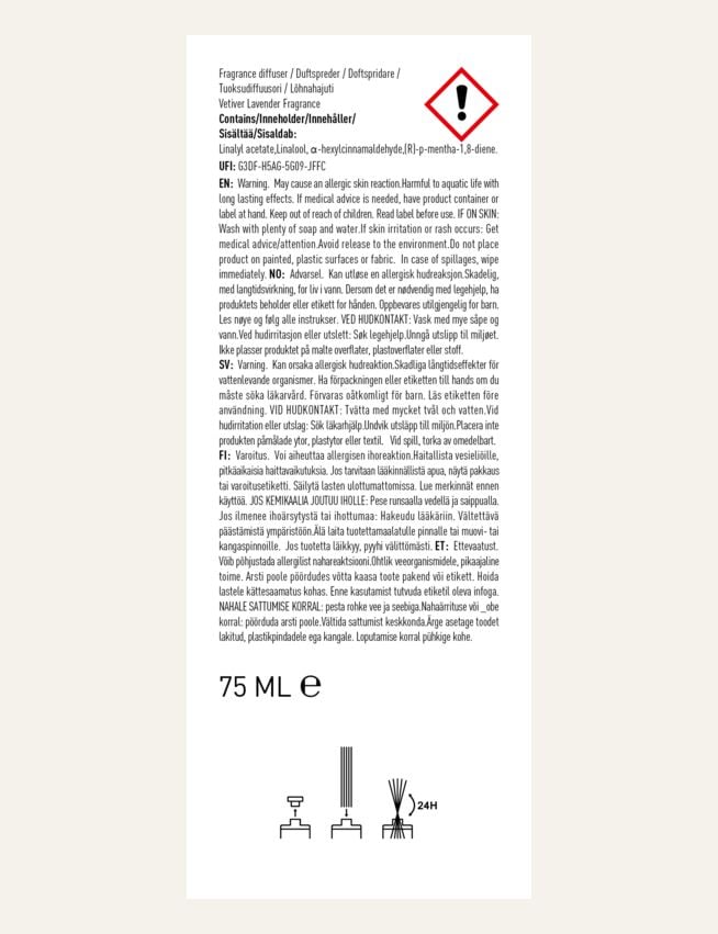Duftpinner gråblå - 6