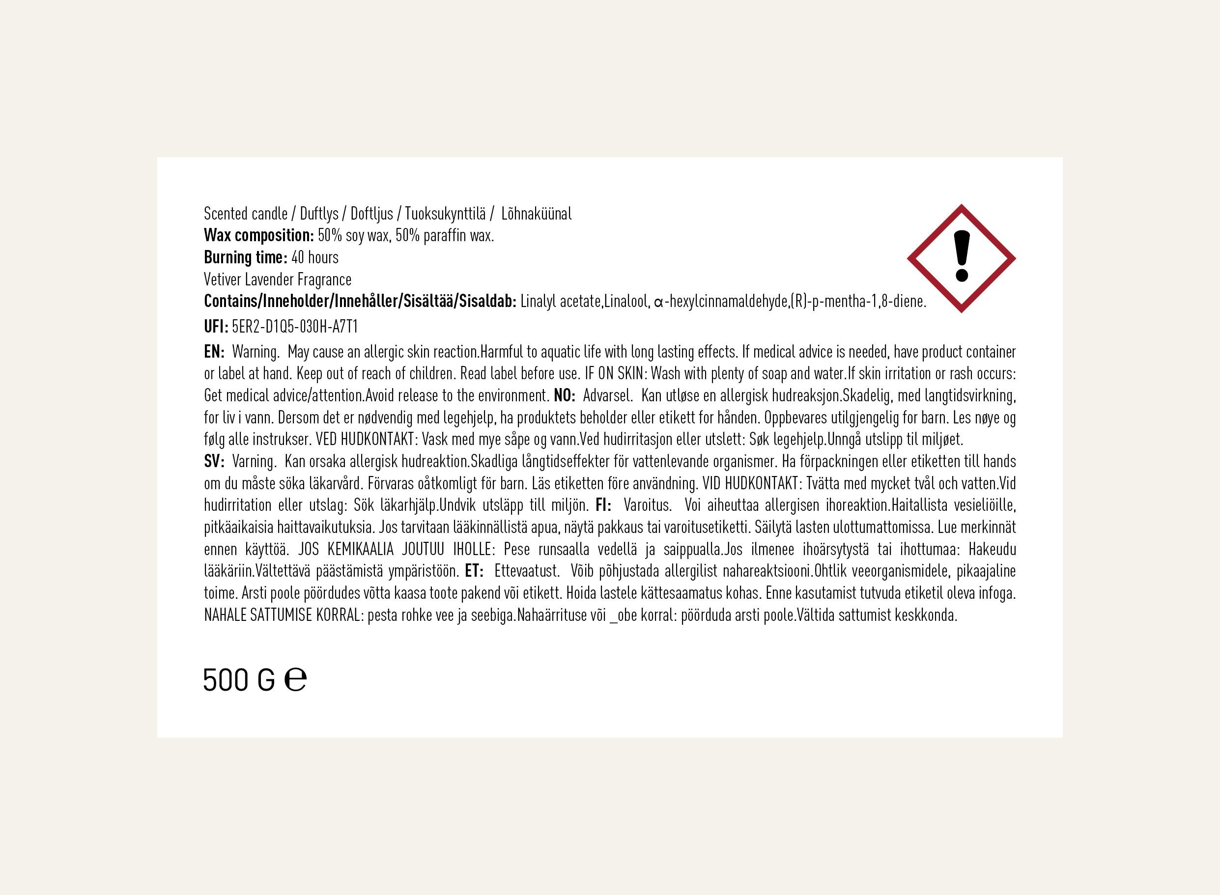 Duftlys gråblå - 4