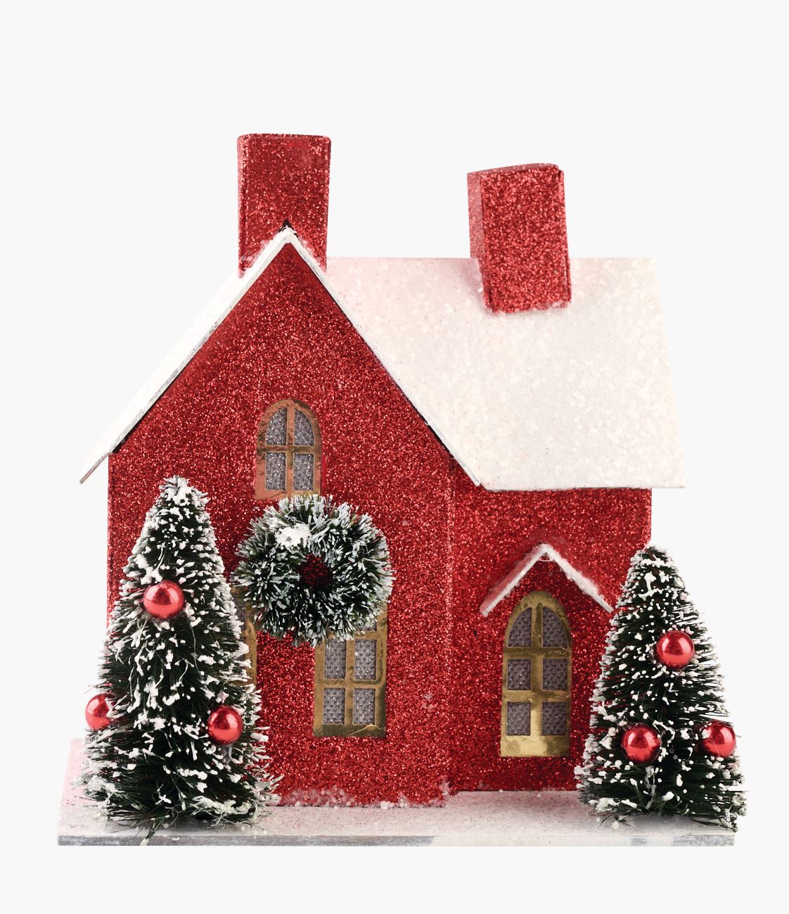 Pynt multi rød - 9,2x7,6x11,4 cm multi rød - 1