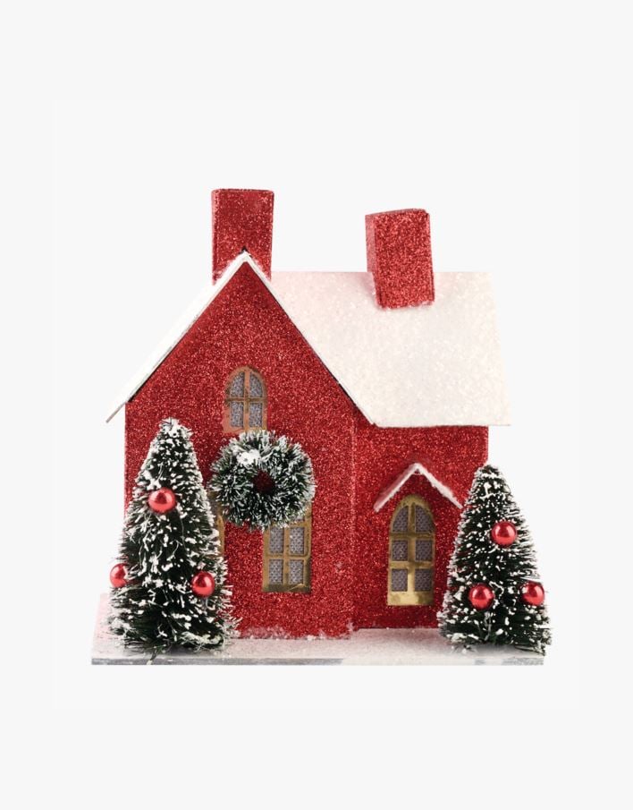 Pynt multi rød - 9,2x7,6x11,4 cm multi rød - 1