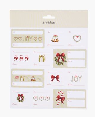 Kid Bow & Joy 24stk Klistrelapper Til/fra Multi 20x22 cm