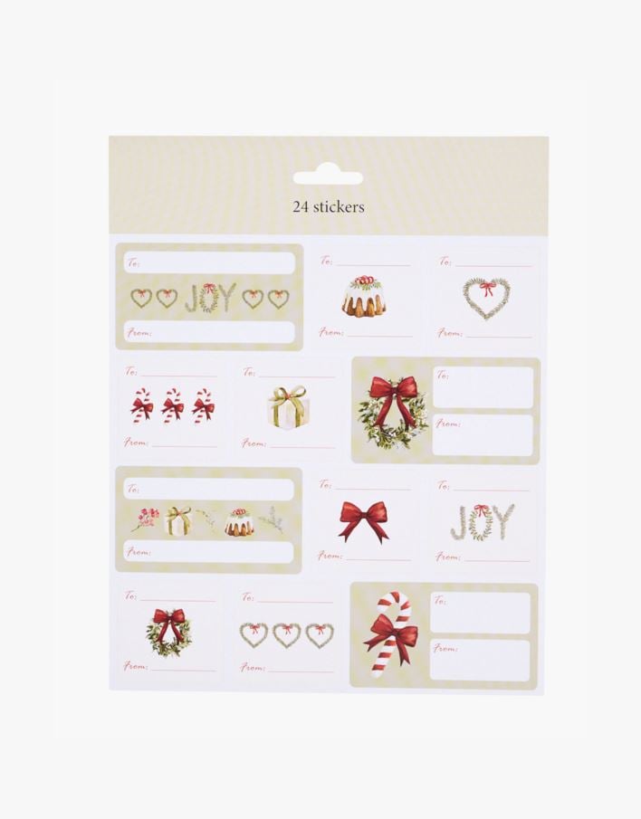 Klistrelapper til/fra multi - 20x22 cm multi - 1