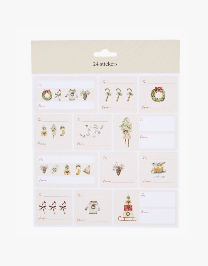 Klistrelapper til/fra multi - 20x22 cm multi - 1