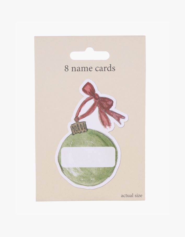 Bordkort multi rød - 9x9 cm multi rød - 1